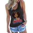 Juneteenth Is My Independence Day African American Usa Flag Tshirt Women Flowy Tank