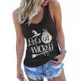 Lets Get Wicked Halloween Quote Women Flowy Tank