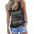 Mashed Potato Nutritional Facts Funny Thanksgiving Women Flowy Tank