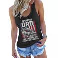 Mens Us Flag Heavy Equipment Excavator Operator Dad Tshirt Women Flowy Tank