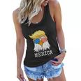 Merica Bald Eagle 4Th Of July Trump American Flag Funny Gift Women Flowy Tank