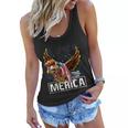 Merica Bald Eagle Mullet 4Th Of July American Flag Patriotic Funny Gift Women Flowy Tank