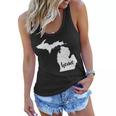 Michigan Home State Tshirt Women Flowy Tank