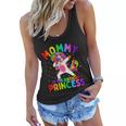 Mommy Of The Birthday Princess Girl Cool Gift Dabbing Unicorn Mom Gift Women Flowy Tank