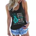 Not All Battles Are Fought On The Battlefield Ptsd Awareness Women Flowy Tank