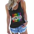 Personalized Name Black To School Teacher Gift Women Flowy Tank