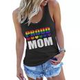 Proud Mom Lgbtmeaningful Giftq Gay Pride Ally Lgbt Parent Rainbow Heart Gift Women Flowy Tank