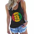 Rasta Lion Head Reggae Dub Step Music Dance Tshirt Women Flowy Tank