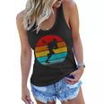 Retro Vintage Lacrosse Women Flowy Tank