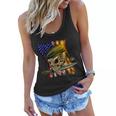 Skull Beret Military Tshirt Women Flowy Tank