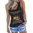 The Little Voices In My Head Say Get More Guitars Tshirt Women Flowy Tank