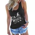 The Witch Is In Halloween Quote Women Flowy Tank