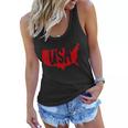 Usa Map Patriotic Celebrate 4Th Of July Women Flowy Tank