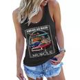 Vintage American Made Muscle Classic Cars And Diner Tshirt Women Flowy Tank