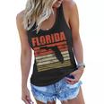 Vintage Florida State Map Women Flowy Tank