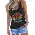 Vintage Retro Sunset Cool I Cant I Have Plans In The Garage Cute Gift Women Flowy Tank