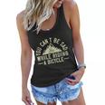 You Cant Be Sad While Riding A Bicycle Mtb Mountain Bike Quote Women Flowy Tank