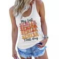 Retro My Last First Day Senior 2023 First Day Of High School Women Flowy Tank