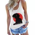 See You Space Cowboy Red Sun Silhouette Women Flowy Tank