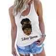 Womens Libra Queen Leopard Black September Melanin Birthday Women Flowy Tank