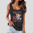 10Th Birthday Gift Girls This Girl Is Now 10 Double Digits Funny Gift Women Flowy Tank