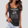 Trucker Trucker Wife Shirt Not Imaginary Truckers Wife T Shirts Women Flowy Tank