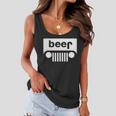 Adult Beer Funny Upside Down Logo Tshirt Women Flowy Tank