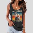 Awesome Since 1972 40Th Birthday Gifts 50 Years Old Vintage Women Flowy Tank