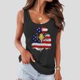 Bald Eagle 4Th Of July American Flag Patriotic Freedom Usa V2 Women Flowy Tank
