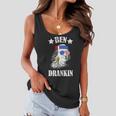 Ben Drankin Usa Patriotic Tshirt Women Flowy Tank