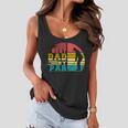 Best Dad By Par Retro Sunset Tshirt Women Flowy Tank