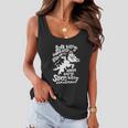 Black Soft Kitty Funny V2 Women Flowy Tank