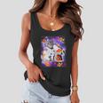 Cat Astronaut In Cosmic Space Funny Shirts For Weird People Women Flowy Tank