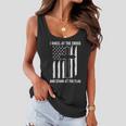 Christian I Kneel At The Cross And Stand At The Flag Gift Women Flowy Tank