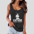 Cool Fathers Day Mighty Fathor Women Flowy Tank