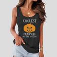 Coolest Pumpkin In The Patch Halloween Quote V2 Women Flowy Tank