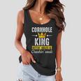 Cornhole King Hittin Holes And Crushin Souls Cornhole Board Women Flowy Tank