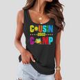 Cousin Camp 2022 Family Camping Summer Vacation Crew V2 Women Flowy Tank