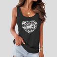 Cute Valentines Day Couple Heart Moose Animals Lover Gift Women Flowy Tank