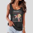 Donald Trump Naughty Ugly Christmas Women Flowy Tank