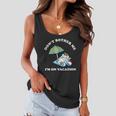 Dont Bother Me Im On Vacation Dog Funny Women Flowy Tank