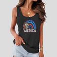 Eagle Mullet 4Th Of July Rainbow American Flag Women Flowy Tank