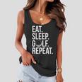 Eat Sleep Golf Repeat Tshirt Women Flowy Tank