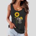 Elephant Sunflower You Are My Sunshine V2 Women Flowy Tank