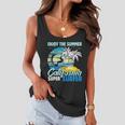 Enjoy The Summer California Super Surfer Surfing Women Flowy Tank