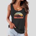 F1 Formula 1 Racing Car Retro Vintage Colors Women Flowy Tank