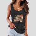 Falling Leaves And Football Please Thanksgiving Quote V3 Women Flowy Tank