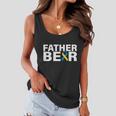 Father Bear Down Syndrome Awareness V2 Women Flowy Tank