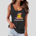 Fourth Of July Usa Patriotic Firecracker Rubber Duck Gift Women Flowy Tank