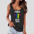 Free Bear Hugs Gay Pride Tshirt Women Flowy Tank